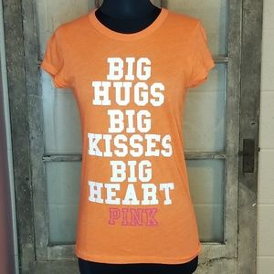 Pink Victoria's Secret tee orange size medium